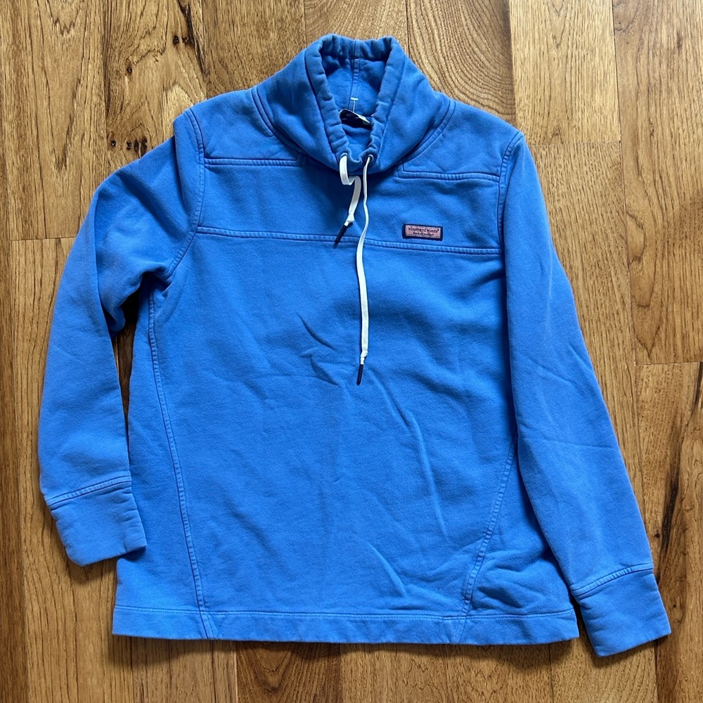 Vineyard Vines Blue Funnel Neck Sweatshirt size M